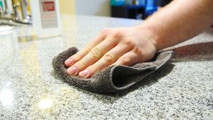 clean kitchen countertops