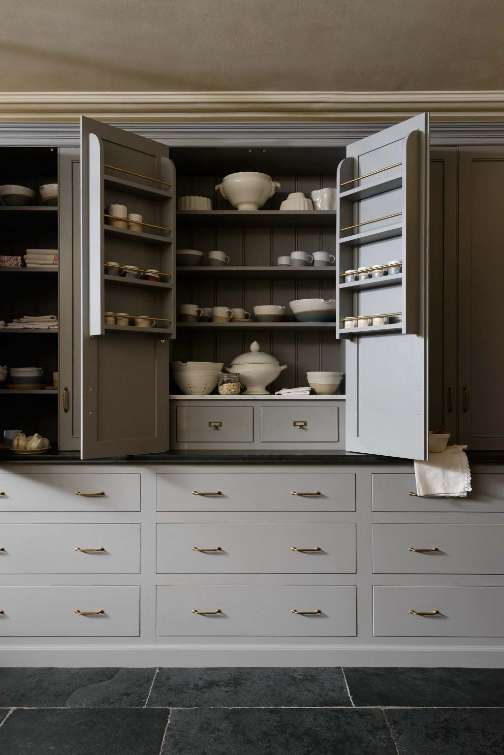 What is the best way to organize kitchen cupboards