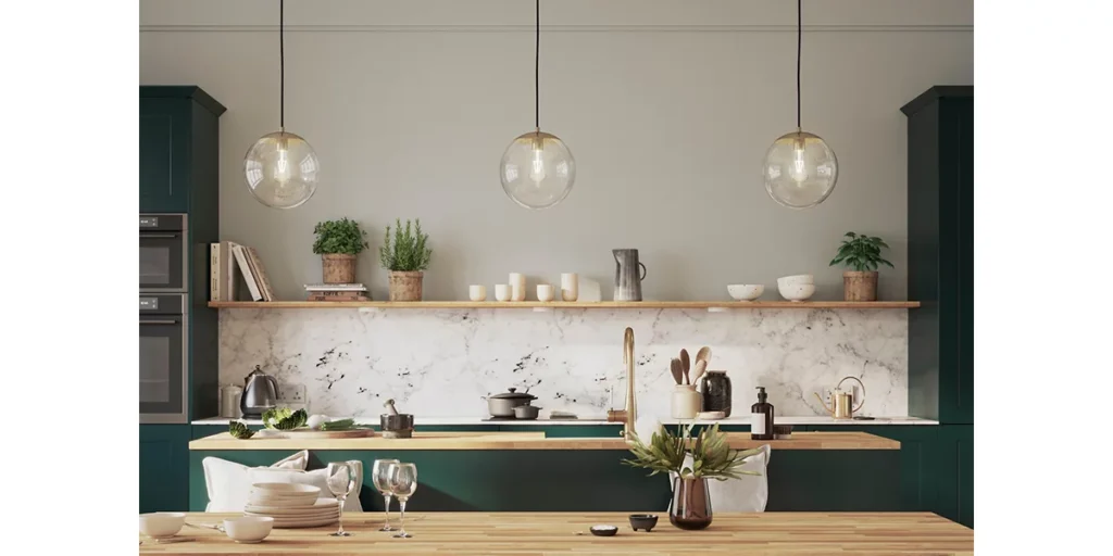 How do you coordinate kitchen lights