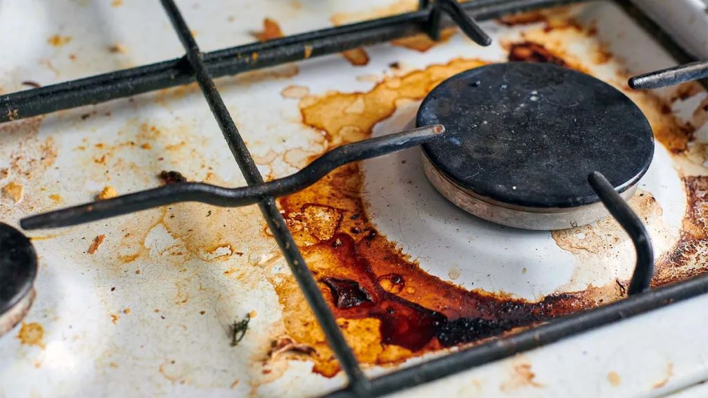 What chemical can remove grease?