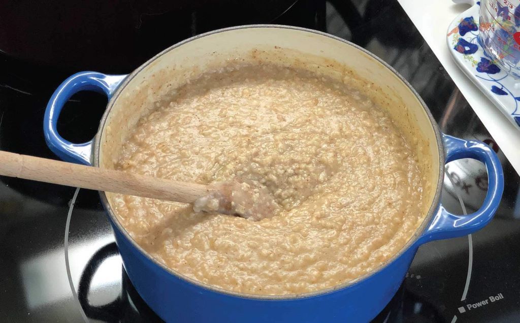 How to make oats with boiling water