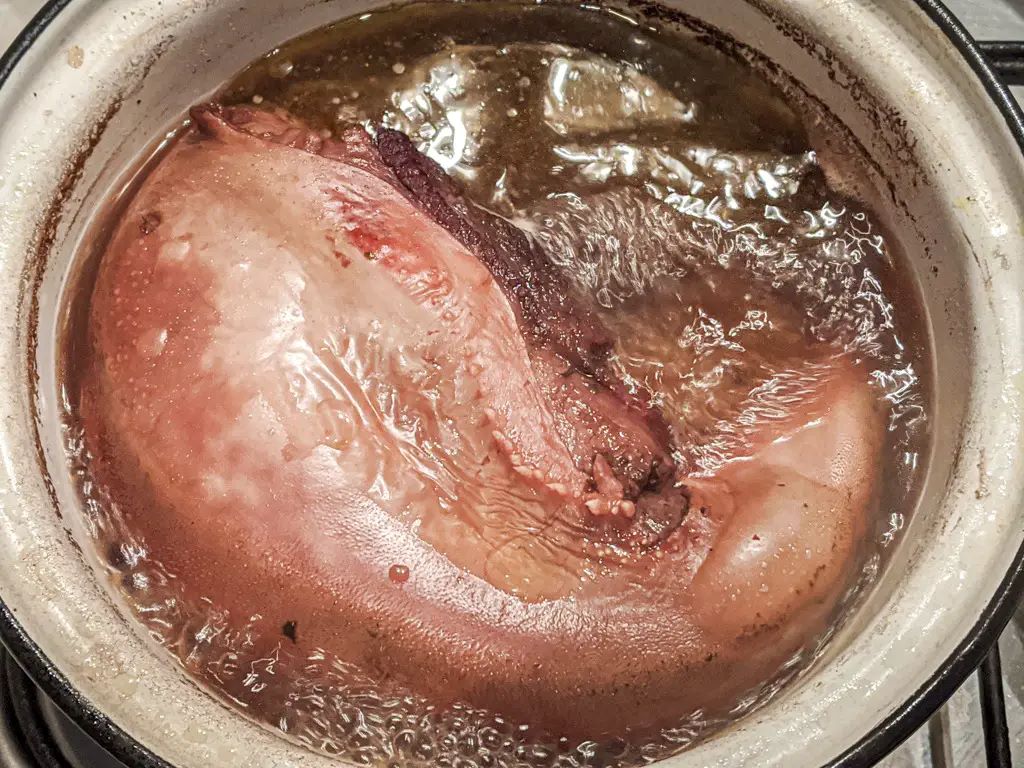 How do you know when beef tongue is cooked