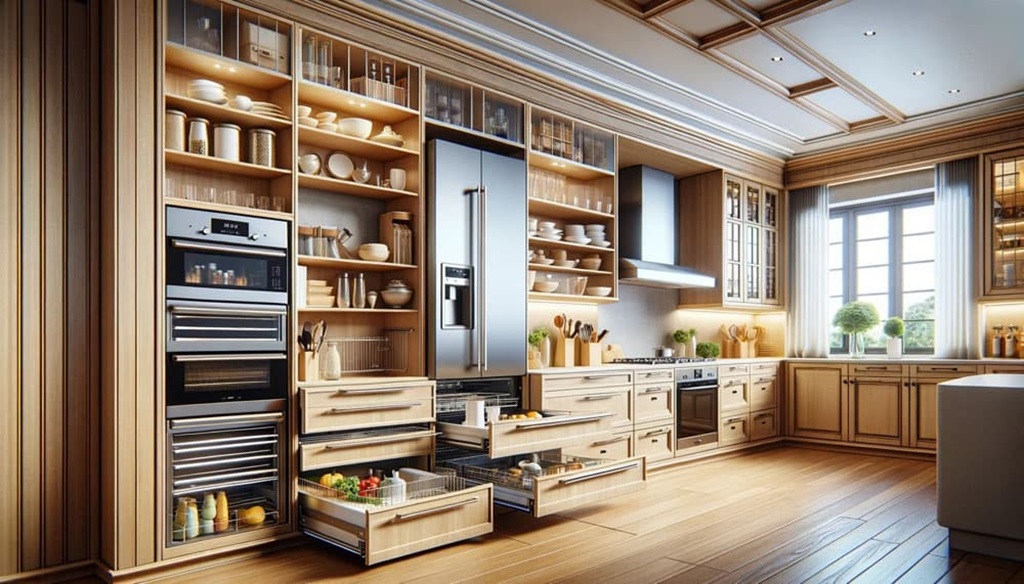How can I organize my kitchen smartly?