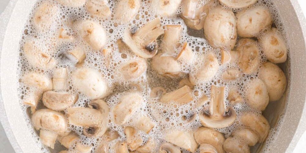How do you defrost frozen mushrooms