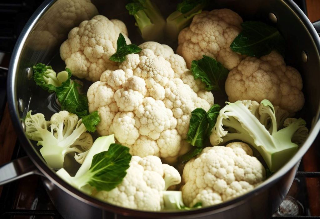 How long do you boil frozen cauliflower for