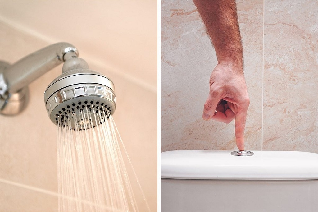 Why does my toilet gurgle when I run the shower
