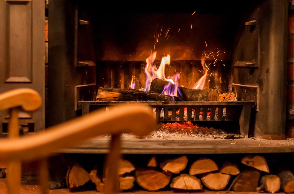 What is the best way to clean a fireplace?