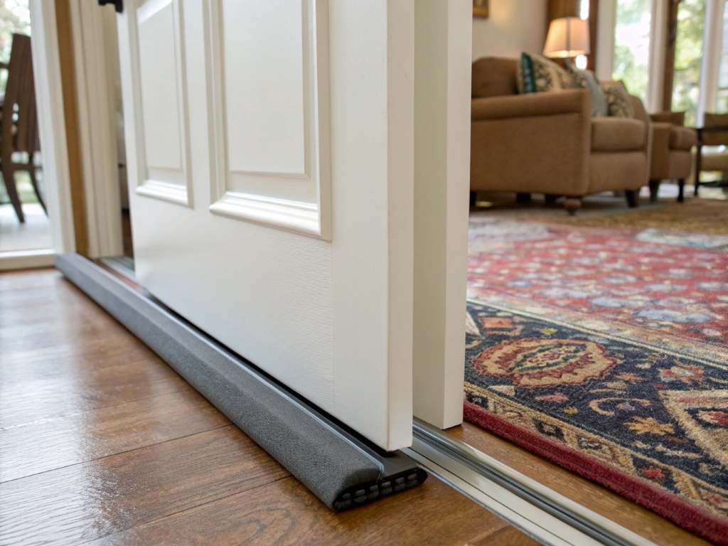 magnetic door draft stopper