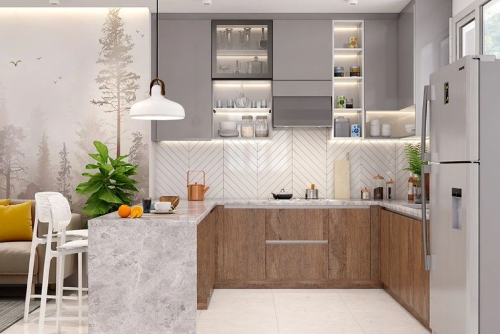 How do I make a small kitchen look bigger?