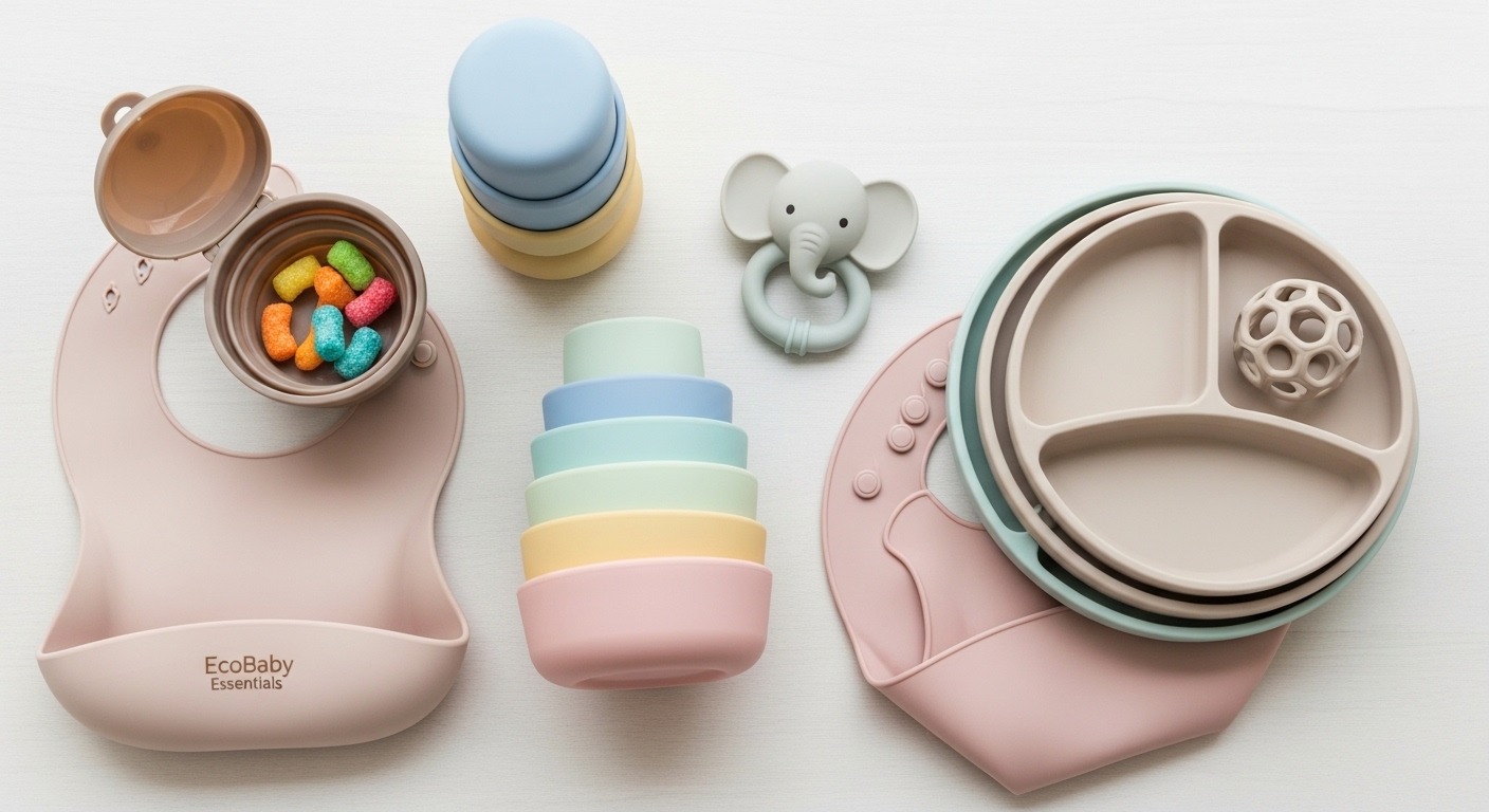 Eco-friendly silicone suction plate for toddlers