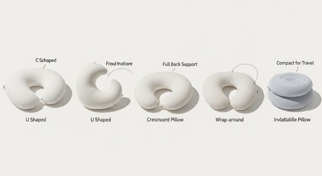 different types of nursing pillows comparison layout