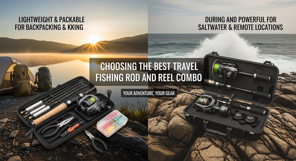 How long should my travel fishing rod be